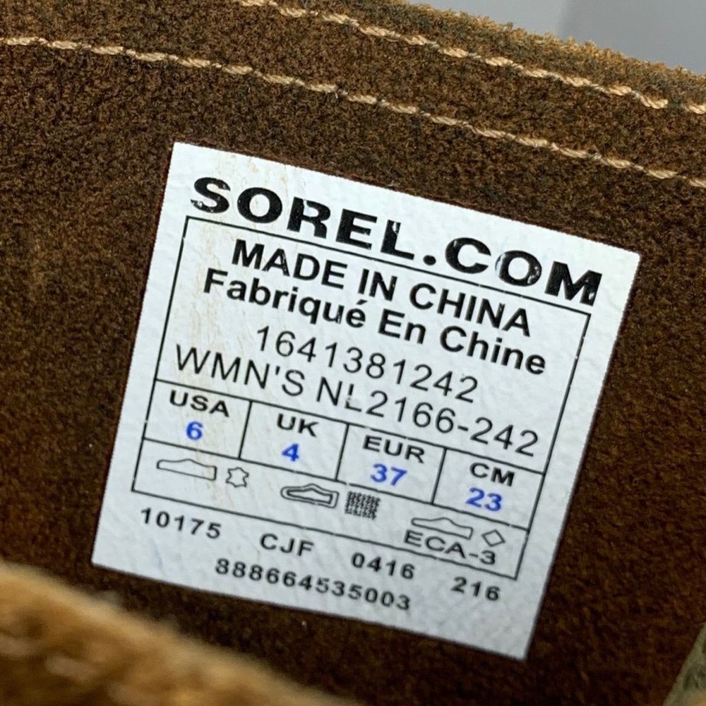 SOREL Major Pull on‎ Grizzly Bear Tan Boots Sz 6 - Picture 6 of 7